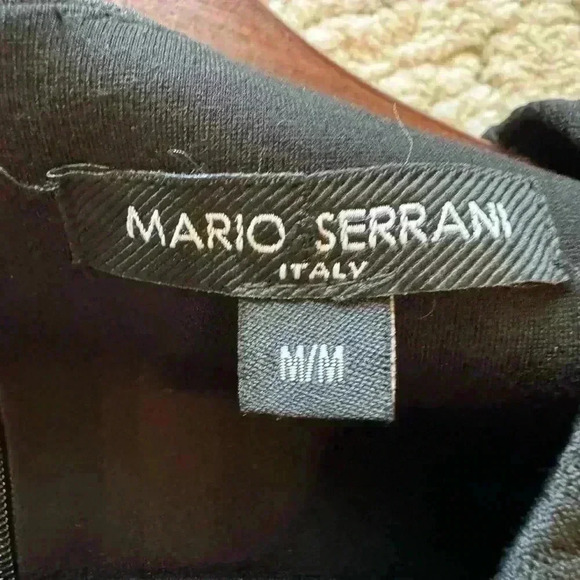 Mario Serrani little black dress size M - Picture 7 of 10